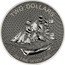 Cook Islands Two Dollars Elizabeth II Bounty 2020  TWO DOLLARS 2OZ FINE SILVER .9999 coin reverse