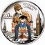 Cook Islands 2 Dollars Elizabeth II Detective Conan 20th Anniversary 2016  Proof DETECTIVE CONAN 20TH ANNIVERSARY $2 ©GA/S .999 coin reverse