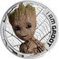 Cook Islands 2 Dollars Elizabeth II I Am Groot 2017  Proof I AM GROOT 1/2 OUNCES .999 FINE SILVER ©MARVEL coin reverse
