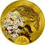Cook Islands 20 Dollars Elizabeth II Dazaifu Plum Blossoms 2020  Proof THE FIRST ANNIVERSARY OF EMPEROR REIWA CORONATION .9999 coin reverse