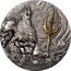 Cook Islands 20 Dollars Elizabeth II Poseidon 2022  Antiqued POSEIDON coin reverse