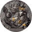 Cook Islands 20 Dollars Elizabeth II Quetzalcoatl 2022  Antiqued QUETZALCOATL coin reverse