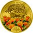Cook Islands 20 Dollars Elizabeth II Safflower 2020  Proof THE FIRST ANNIVERSARY OF EMPEROR REIWA CORONATION .9999 coin reverse
