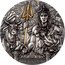 Cook Islands 20 Dollars Elizabeth II Shiva 2022  Antiqued SHIVA coin reverse