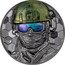 Cook Islands 20 Dollars Elizabeth II Special Forces 2022  Black Proof DE OPPRESSO LIBER REAL HERO coin reverse