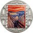 Cook Islands 20 Dollars Elizabeth II The Scream 2018  Proof EDVARD MUNCH 2018 MASTERPIECES OF ART coin reverse