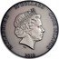 Cook Islands 20 Dollars Zhong Kui. Elizabeth II 2019  Antiqued ELIZABETH II 20 DOLLARS COOK ISLANDS IRB 2019 coin obverse