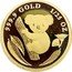 Cook Islands 3 Dollars (Elizabeth II Koala) 999.9 GOLD 1/25 OZ coin reverse