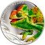 Cook Islands 5 Dollars Chameleon 2020  Proof MAGNIFICENT LIFE coin reverse