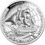 Cook Islands Five Dollars Captain Cook. Endeavour Sets Sail 2018  Proof ENDEAVOUR SETS SAIL CAPTAIN COOK 1768 coin reverse