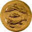 Cook Islands 5 Dollars Elizabeth II Dolphins and Tuna Cyzicus 2022  Silk Finish  coin reverse