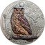 Cook Islands 5 Dollars Elizabeth II Eagle owl 2018  Proof NIGHT ANIMALS EAGLE OWL 2018 coin reverse
