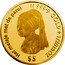 Cook Islands 5 Dollars Elizabeth II Girl with a Pearl Earring 2020  Proof HET MEISJE MET DE PAREL 999.9 GOLD 1/20TH OZ $5 coin reverse