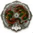 Cook Islands 5 Dollars Elizabeth II Japanese Emperor's Coronation 2019  Proof COMMEMORATING THE CORONATION OF THE EMPEROR 2019.5.1 .999 coin reverse
