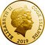 Cook Islands 5 Dollars Elizabeth II Mona Lisa 2019  ELIZABETH II COOK ISLANDS IRB 2019 coin obverse