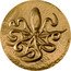 Cook Islands 5 Dollars Elizabeth II Octopus Syracuse 2022  Silk Finish  coin reverse