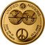 Cook Islands 5 Dollars Elizabeth II Peace 2020  Proof UNIFIED NATIONS 2020-09-21 1/2 G .9999 COOK ISLANDS FINEST GOLD coin reverse