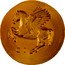 Cook Islands 5 Dollars Elizabeth II Pegasus 2022  Silk Finish CI coin reverse