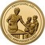 Cook Islands 5 Dollars Elizabeth II Providing Aid 2022  Proof PROVIDING AID 1/2 G .9999 FINEST GOLD coin reverse