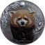 Cook Islands 5 Dollars Elizabeth II Red Panda 2017  Proof NIGHT ANIMALS THE RED PANDA coin reverse