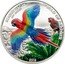 Cook Islands 5 Dollars Elizabeth II Scarlet Macaw 2016  Prooflike SCARLET MACAW ARA MACAO WORLD OF PARROTS 2016 coin reverse