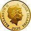 Cook Islands Five Dollars Elizabeth II Teddy Bear 2020  Proof KM# 2887 ELIZABETH II COOK ISLANDS IRB 2020 coin obverse