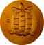 Cook Islands 5 Dollars Elizabeth II Tortoise 2022  Silk Finish C I coin reverse