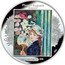 Cook Islands 5 Dollars Elizabeth II Woman with a Fan 2020  Proof PIERRE-AUGUSTE RENOIR .999 1841 JAPONISME ART 1919 coin reverse