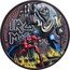 Cook Islands 5 Dollars (Iron Maiden. The Number of the Beast) IRON MAIDEN THE NUMBER OF THE BEAST coin reverse