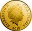 Cook Islands 5 Dollars Micio & Micia. Elizabeth II 2015 IRB ELIZABETH II COOK ISLANDS 2015 coin obverse