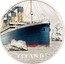 Cook Islands 5 Dollars (Titanic. Coloured) TITANIC coin reverse