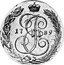 Russia 5 Kopeks (Catherine II. Novodel) KM# N217 E II 17 89 coin obverse