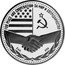 Russia 5 Ounces (Russian-American Peace and Cooperation) X# MB1 FOR PEACE AND COOPERATION ЗА МИР И СОТРУДНИЧЕСТВО 5 OZ. 999 coin obverse