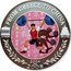 Niue 50 Cents (Weightlifting) FROM GREECE TO CHINA ATHENS BEIJING 2004 TO 2008 coin reverse