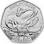 UK 50 Pence (Diplodocus) DIPLODOCUS RN JURASSIC coin reverse
