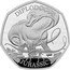 UK 50 Pence (Diplodocus) DIPLODOCUS RN JURASSIC coin reverse
