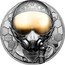Cook Islands 500 Dollars Elizabeth II Fighter Pilot 2020  Black Proof ONLY THE BRAVE ARE FREE REAL HERO coin reverse
