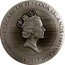 Cook Islands Five Dollars Elizabeth II Gods of Olympus 2017  Antiqued ELIZABETH II COOK ISLANDS RDM 5OZ 999 SILVER 2017 FIVE DOLLARS coin obverse
