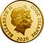 Cook Islands Four Dollars Elizabeth II Teddy Bear 2020  Proof ELIZABETH II COOK ISLANDS IRB 2020 coin obverse