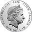 Cook Islands One Dollar Elizabeth II Boba Fett 2020  Proof ELIZABETH II 2020 COOK ISLANDS IRB ONE DOLLAR coin obverse