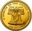 Cook Islands One Dollar Protecting Liberty 2020 Proof A TRIBUTE TO THE UNITED STATES COOK ISLANDS LIBERTY IRB ONE DOLLAR coin obverse