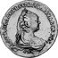 Russia Rouble (Elizabeth I. Pattern) KM# Pn18 Б М ЕЛИСАВЕТЪ I IМП IСАМОД ВСЕРОС СПБ coin obverse