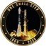 Cook Islands 1 Dollar (Comet Nucleus Tour) ONE SMALL STEP 1969 2009 coin reverse