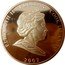 Cook Islands 1 Dollar Diamond Wedding Anniversary. Elizabeth II dressed in black hat and dress 2007 Proof ELIZABETH II 1 DOLLAR COOK ISLANDS 2007 coin obverse