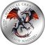 Cook Islands 1 Dollar (Draco Magnus) THE BEAST FROM HELL MYSTICAL CREATURES DRACO MAGNUS coin reverse