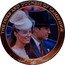 Cook Islands 1 Dollar Duke And Duchess of Cambridge. 1. 2012 Proof THE DUKE AND DUCHESS OF CAMBRIDGE coin reverse