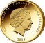 Cook Islands 1 Dollar Duke And Duchess of Cambridge. Elizabeth II 2013 Proof ELIZABETH II 1 DOLLAR COOK ISLANDS 2013 IRB coin obverse