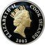 Cook Islands 1 Dollar Elizabeth II Accession of queen Elizabeth II 2002  Proof ELIZABETH II COOK ISLANDS RDM 2002 coin obverse