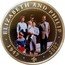 Cook Islands 1 Dollar (Elizabeth II Diamond Wedding) ELIZABETH II AND PHILIP 1947 EP 2007 coin reverse