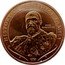 Cook Islands 1 Dollar Elizabeth II Edward VII 2008  BU HISTORY OF THE ROYAL FAMILY KING EDWARD VII coin reverse
